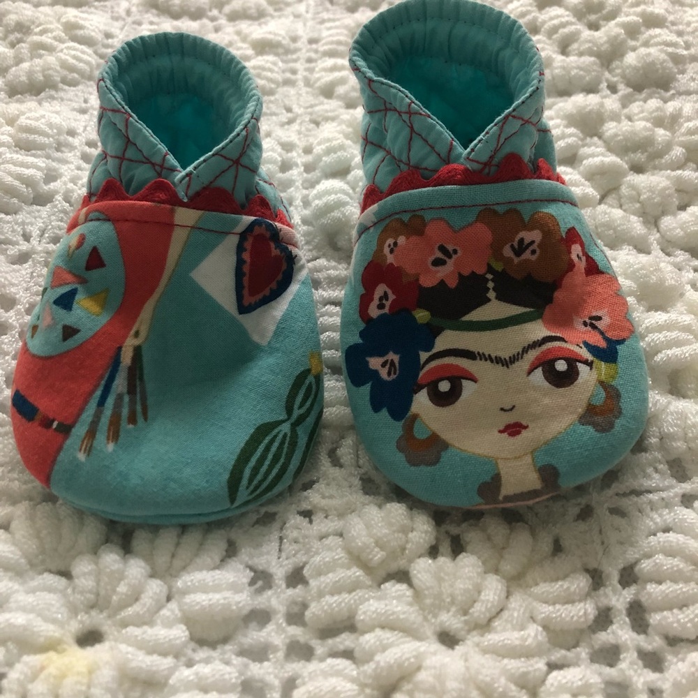 Frida Kahlo Baby Moccs